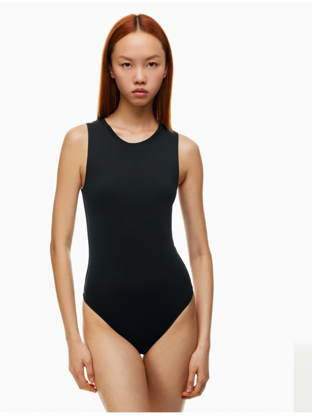Babaton Aritzia Contour Muscle Bodysuit In Black